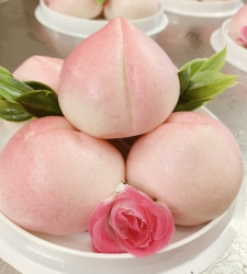 Set Bánh Bao Đào Tiên Nhân Đậu Xanh (5 Cái)