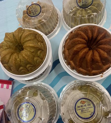 Bánh Bò Nướng Đường Đen  