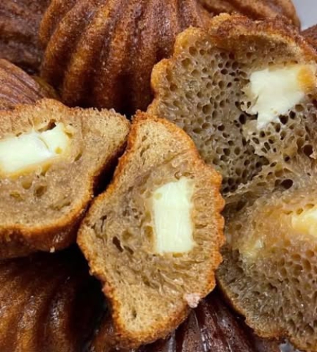 Bánh Bò Nướng Đường Đen  