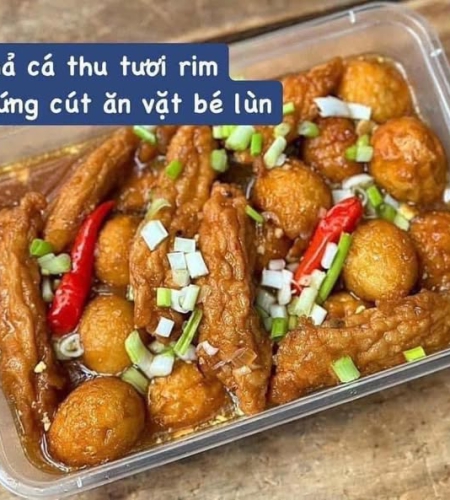 Chả Cá Thu Rim Trứng Cút () 210
