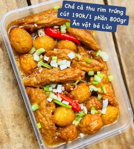 Chả Cá Thu Rim Trứng Cút () 210