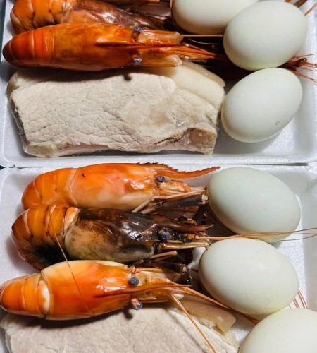 Bộ Tam Sên  Cao Cấp Tôm Càng Xanh